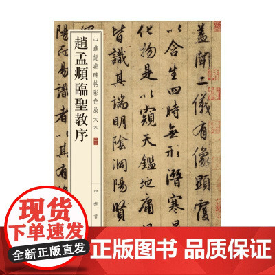 赵孟頫临圣教序--中华经典碑帖彩色放大本 null