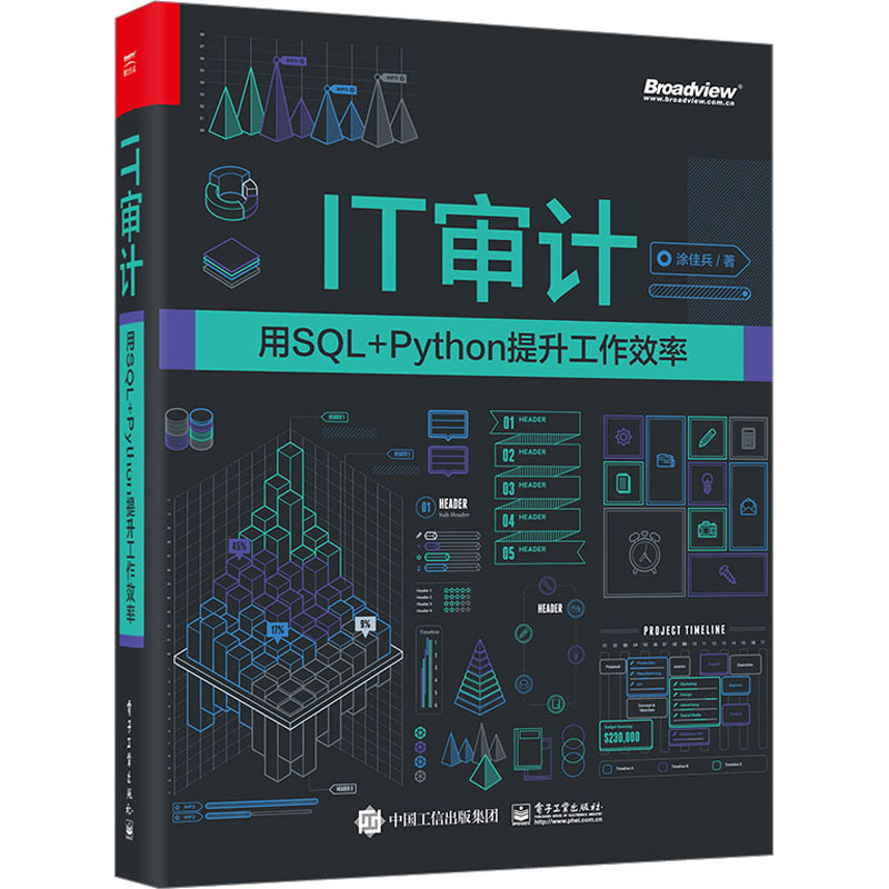 [M]IT审计 用SQL+Python提升工作效率 涂佳兵 著 -9787121433467