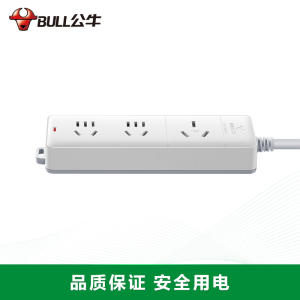 公牛(BULL)插座/接线板/插线板 空调16A插排大功率4000W 5米406D