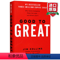 从优秀到卓越精装 [正版]从优秀到卓越 英文原版 Good To Great 英版 英文版企业管理书籍 基业长青作者吉姆