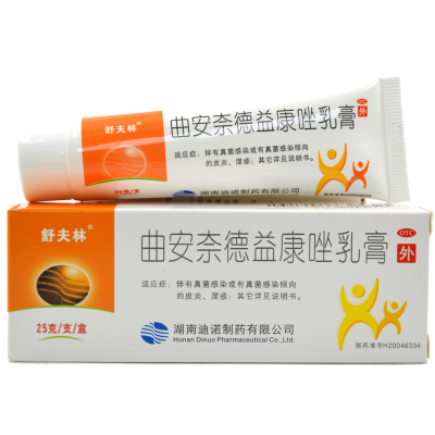 舒夫林曲安奈德益康唑乳膏25g皮炎湿疹