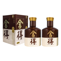 舍得 品味舍得 52度100ml*2 小酒版 浓香型白酒
