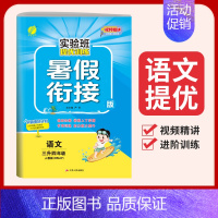[人教版]三升四 语文 小学通用 [正版]2023实验班暑假衔接一升二升三四五六年级上册一二年级下册暑假作业语文数学英语