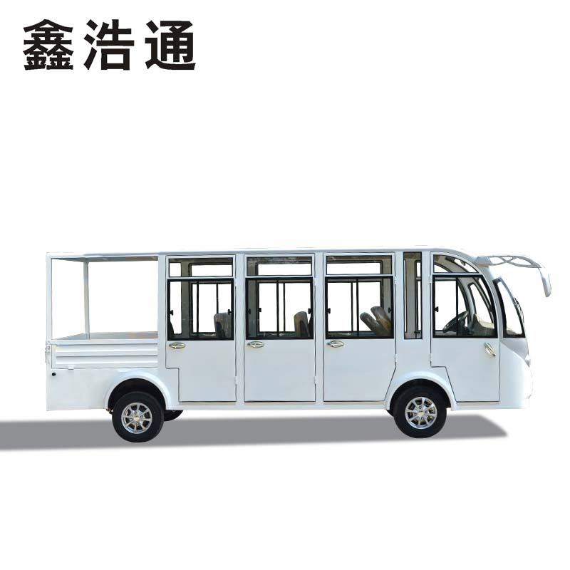 鑫浩通4排8-11座电动货车四轮景区旅游观光车电瓶摆渡车营区巡修被保障车载货运输车巡逻车