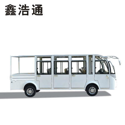 鑫浩通4排8-11座电动货车四轮景区旅游观光车电瓶摆渡车营区巡修被保障车载货运输车巡逻车