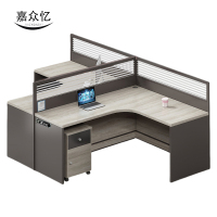 嘉众忆 双工位办公桌1400*2400*1100mm JZY-JZ356 张