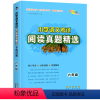 [六年级]语文考试阅读真题精选 小学通用 [正版]小学语文考试阅读真题精选专练详解三四 五六 年级通用版课外阅读名著国学