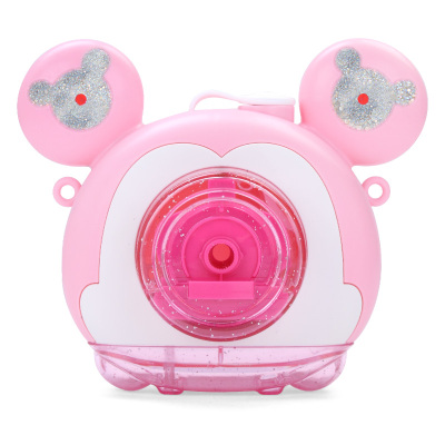 少女心女孩玩具同款网红全自动仙女照相机枪棒 米鼠泡泡机【粉色】