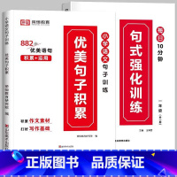 推荐[全2册]句式训练+优美句子 小学一年级 [正版]荣恒 小学语文句式强化训练扩句仿写组词造句照样子写句子强化训练一二