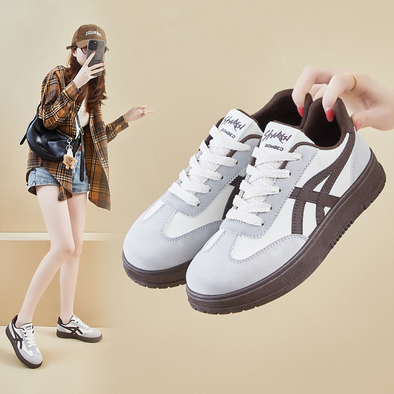 20266春季德训小白鞋新款韩版ins女学生厚底增高运动板鞋休闲