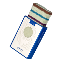 洁玉 素色多臂纯棉毛巾单条装盒装 TG-1331A 绿色