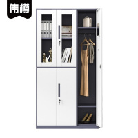 伟樽更衣柜灰白套色5门970*500*1850mm台