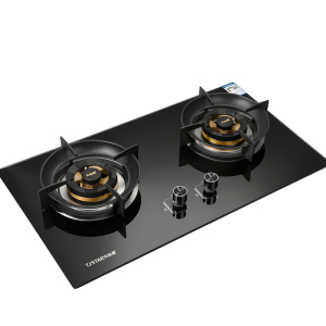 灶具T2953钢化玻璃直燃火天然气台嵌俩用JZT-B8333