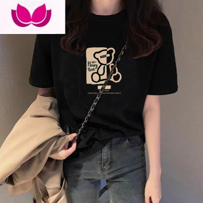 七斓港风设计感小众短袖t恤女2023夏季新款chic宽松显瘦上衣潮牌