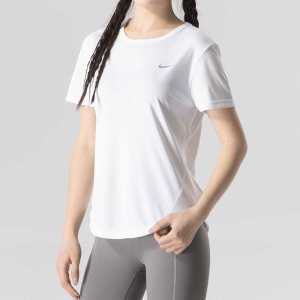 Nike耐克女装新款运动跑步休闲速干短袖T恤HQ0649-100 ZP