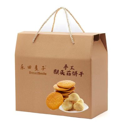 乐田麦子LOK TIN WHEAT猴头菇饼干大礼包800g/盒