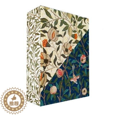 [醉染正版]WILLIAM MORRIS 艺术大师威廉莫里斯100张永不过时的经典花纹艺术明信片 图案素材产品设计碎花