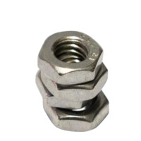 志浪 304不锈钢六角薄螺母M8 个