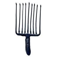 万梓 钢叉九齿整体式锻打 不带柄 把