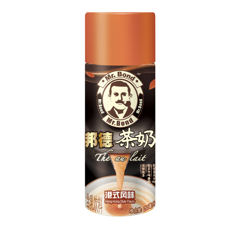 旺旺 邦德茶奶港式风味奶茶抹茶风味奶茶瓶装茶饮即饮奶茶250ml
