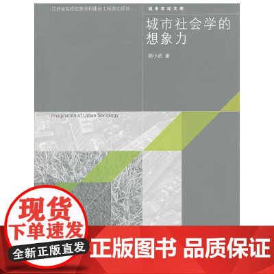 城市社会学的想像力 胡小武 东南大学出版社 正版书籍