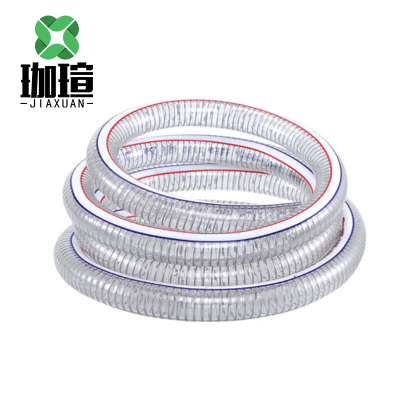 珈瑄 PVC透明钢丝软管 内径25mm 米