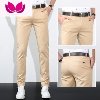 七斓2022新款休闲裤男款韩版潮流男士裤子男生小脚长裤修身显瘦秋