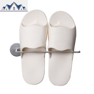 浴室拖鞋架免打孔墙壁挂式家用卫生间置物架收纳后鞋架沥水 三维工匠