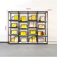 鑫环境 荣誉展示架 证书奖牌奖杯模型手办展示柜 30*240*200cm 单位 : 组 质保 : 3个月