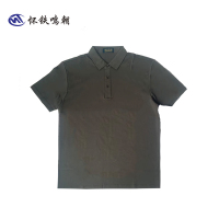 针织T恤衫短袖商务工作上衣办公室人员工作服