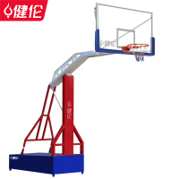 健伦篮球架户外标准篮球框室外家用三色仿液压篮球架 JLL206GC
