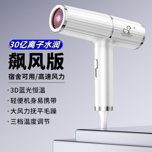 小鸭牌电吹风学生宿舍蓝光离子护发吹风机小功率护肤速干