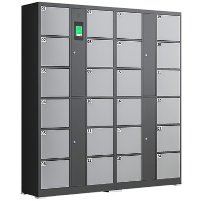 攸形人脸识别存包柜24门1700*460*1800mm台