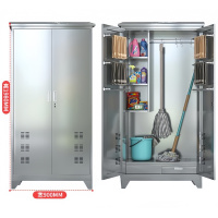 依韵珂清洁柜201不锈钢1980*900*400mm台