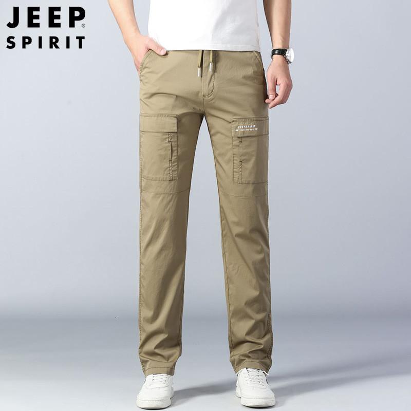 JEEP SPIRIT男士多袋长裤 2025新款运动休闲裤子