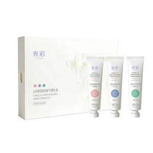 青彩山茶护手霜滋润保湿秋冬防干裂补水30g*3礼盒装便携男女通用