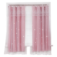 美帮汇窗帘免打孔安装 遮光北欧简约2026新款卧室款小窗户魔术贴