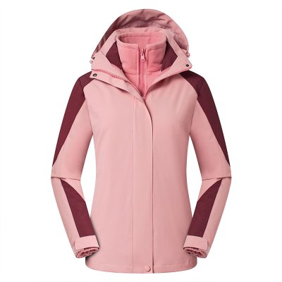 燕舞 YW21WG09CFYHYQS9P 防寒服 女士冲锋衣 S-4XL(单位:件)粉色 定制品30天发货