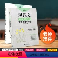 [正版]初中课外文言文阅读周计划120篇+现代文阅读周计划100篇 2本 九年级+中考上册下册 通用版 初三课外阅读精