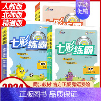 数学[人教版] 一年级上 [正版]2024版七彩练霸小学同步练习册一年级二年级三四五六年级上册下册语文数学英语全套人教版
