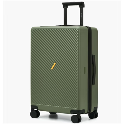 爱华仕OIWAS 磨砂斜杠行李箱 大容量旅行登机箱男女密码拉杆箱OCX6708-20绿色/个