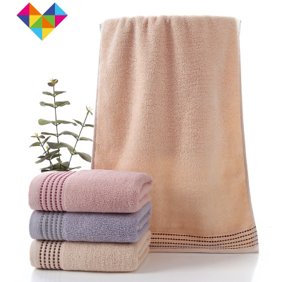 亲肤加厚毛巾大号原生好棉活性印染蓬松柔软家庭毛巾御蓝锦