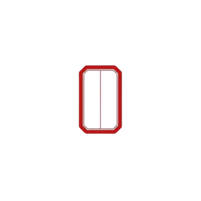 智铮朗月 不干胶贴纸红色 25*38mm 张