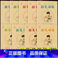 控笔训练幼儿园(共9本) [正版]幼儿控笔训练字帖幼儿园数字图画绘画幼小衔接练字帖练字帖正姿点阵笔画控笔训练儿童描红本中
