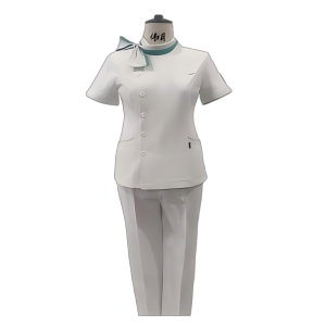 伟月护士服(夏)套装-领结款