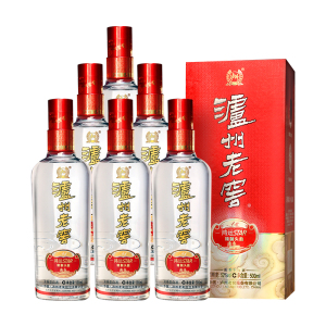 泸州老窖鸿运STAR精制头曲A6浓香型52度500ml*6瓶整箱礼盒装送礼