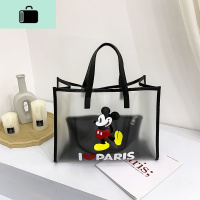 单肩包包女2020新款潮韩版时尚百搭大容量手提包少女洋气透明大包NEW LAKE