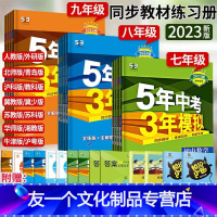 本学龄段全科套装(版本可选) 八年级下 [友一个正版]五年中考三年模拟七八九年级上下册语文数学英语物理地理生物化学政治历