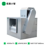 佰晟小智 强力静音排烟风机高压风柜 GTE011DF 高压风柜630#18.5KW