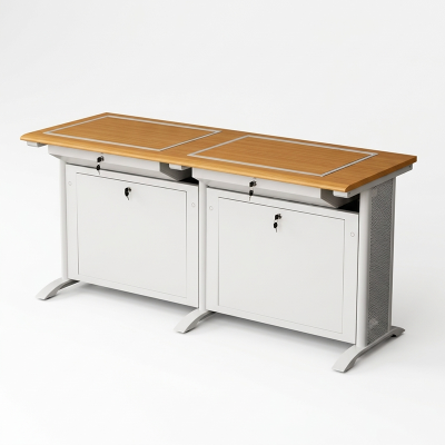 海铁科技双人位翻转电脑桌160*60*75cm/张